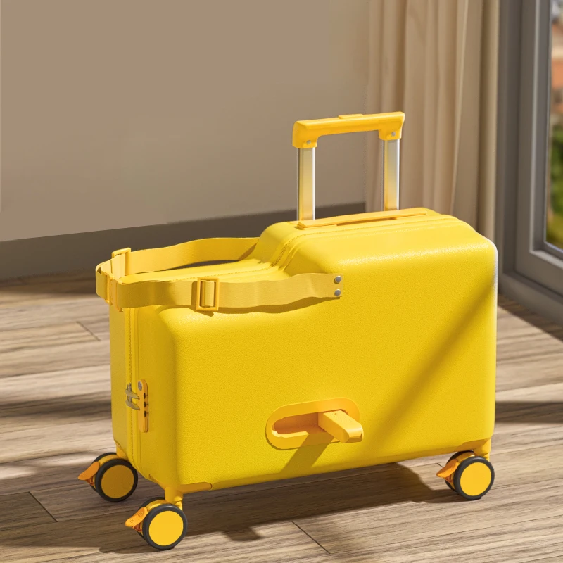 子供用木製馬車ケース,荷物収納ケース,機内持ち込み手荷物,ブレーキホイール,子供用スーツケース,新品,2020