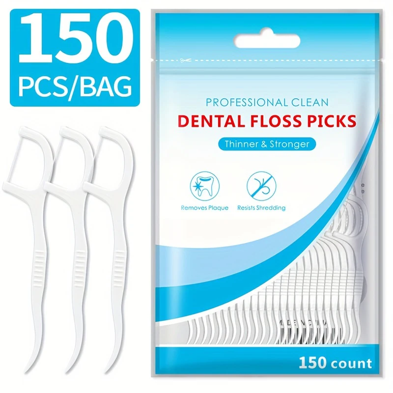 30/50/100/300/600PCS ultra-fine disposable smooth dental floss, household toothpick