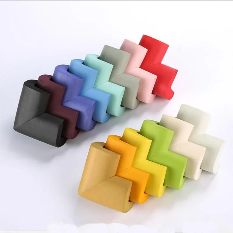 ベビーセーフティコーナーホームソフトエッジコーナー幼児用安全保護家具保護カバー4個