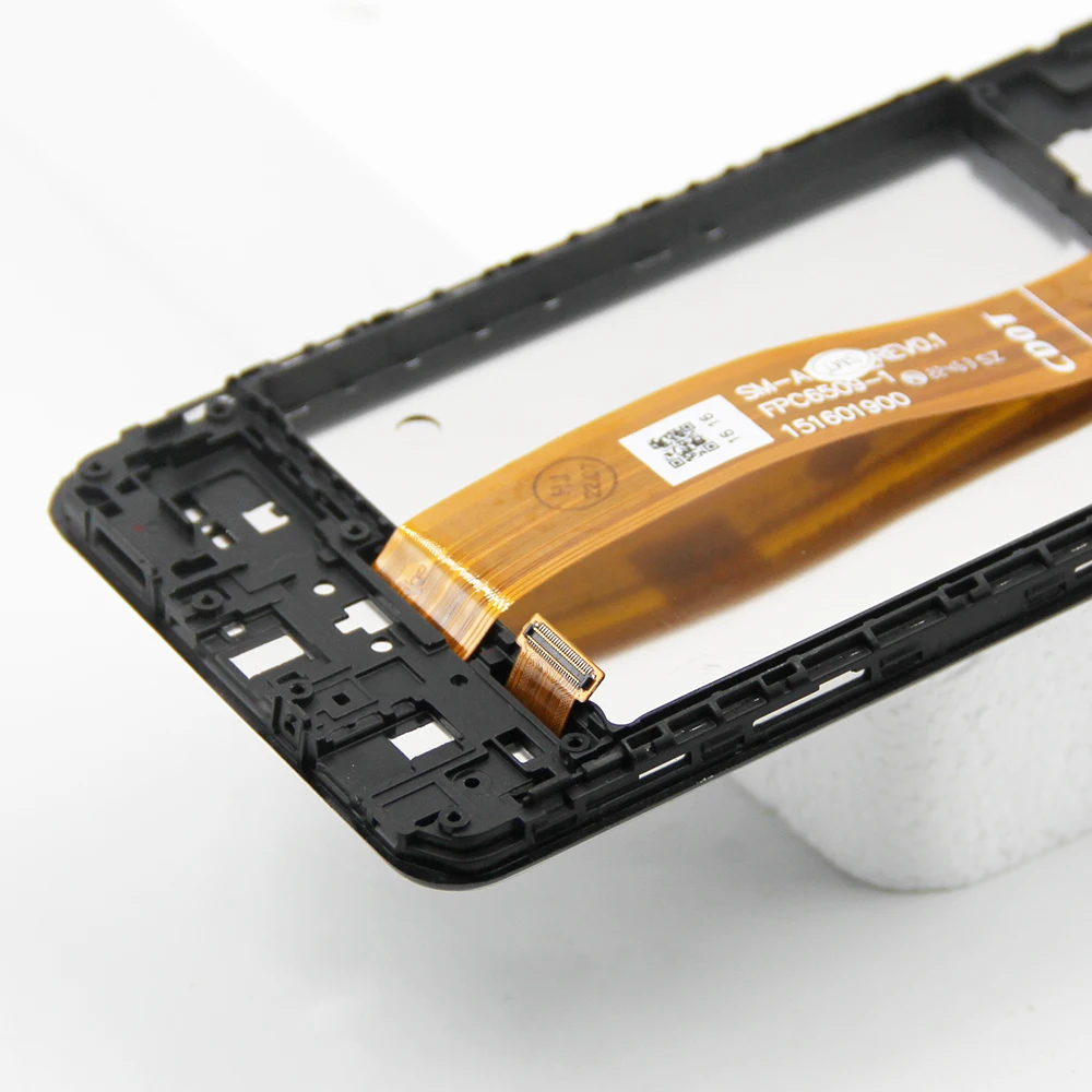 6.5" AMOLED Screen For Samsun Galaxy A02 A022 A022M A022F A022G SM-A022F LCD Display With frame Touch Screen Digitizer Assembly