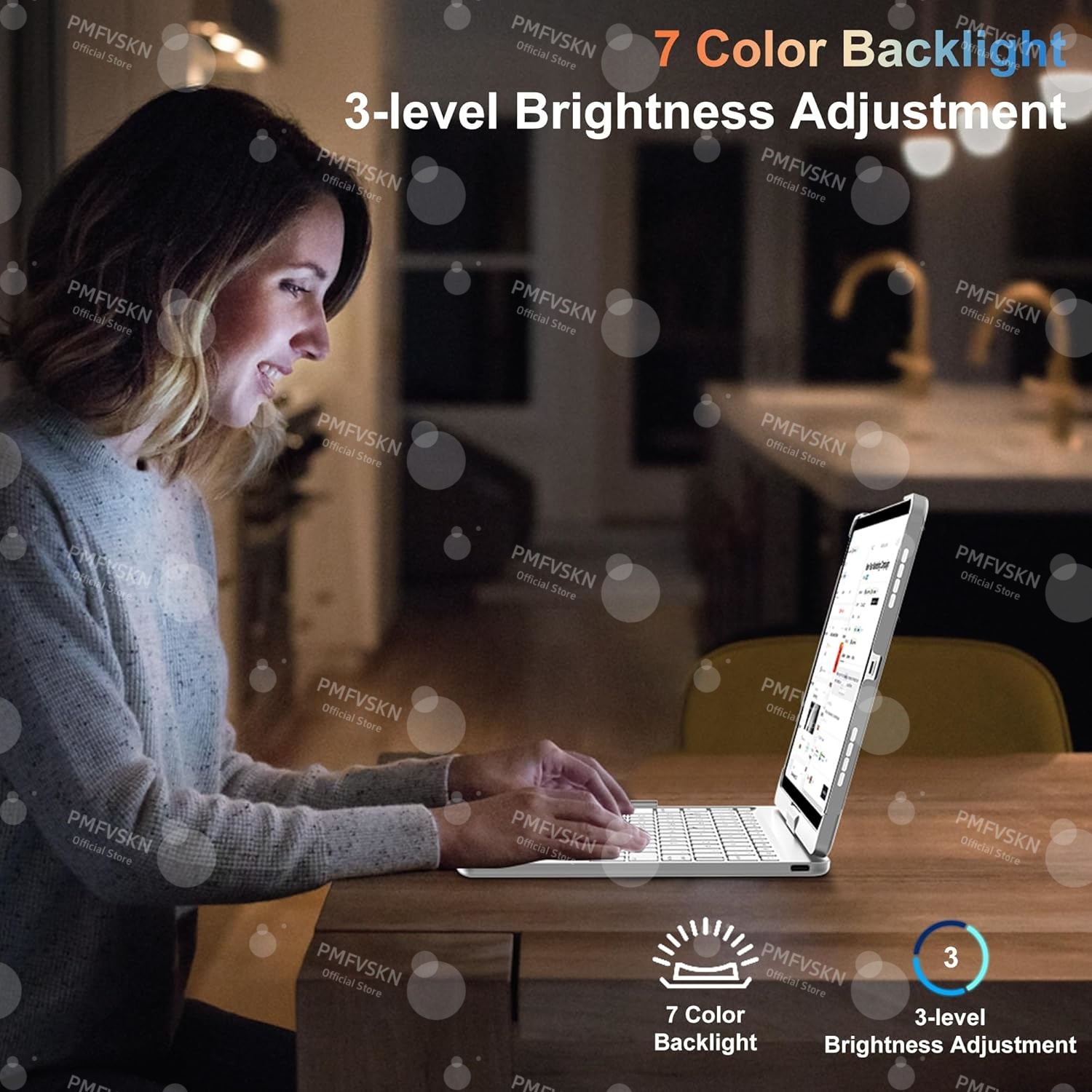 Чехол-клавиатура 360° Magic для iPad Air 11 13 M2 M3 2025 Air 4 5 10.9 для iPad Pro 11 12.9 13 10-го поколения 11-го A16 10.2 7/8/9-го Folio