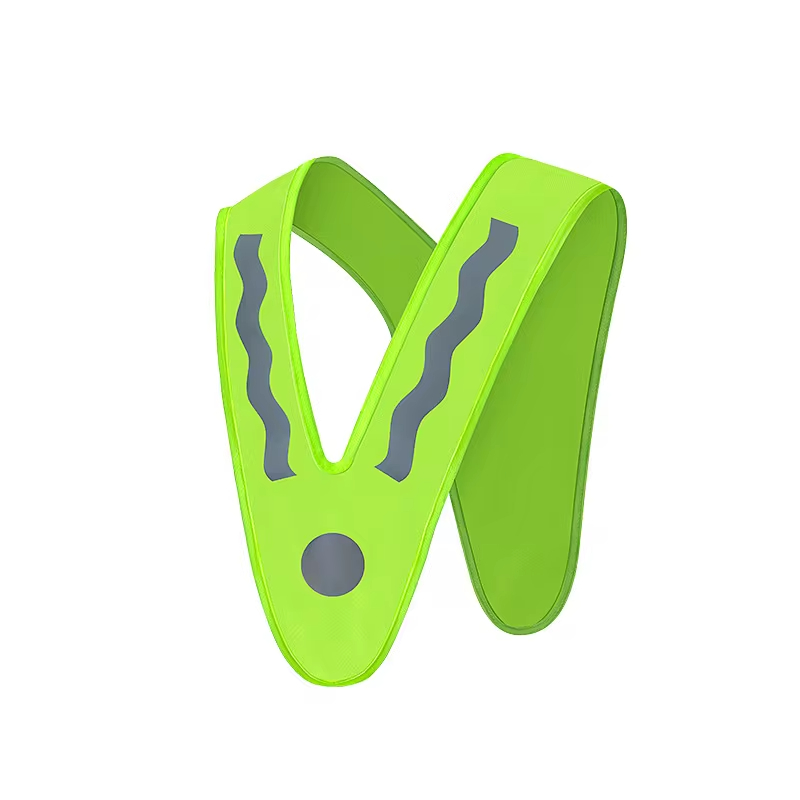 Coletes de segurança reflexivos, leve, ajustável, elástico, jaqueta, alta visibilidade, tiras reflexivas para controle de tráfego, corrida, ciclismo