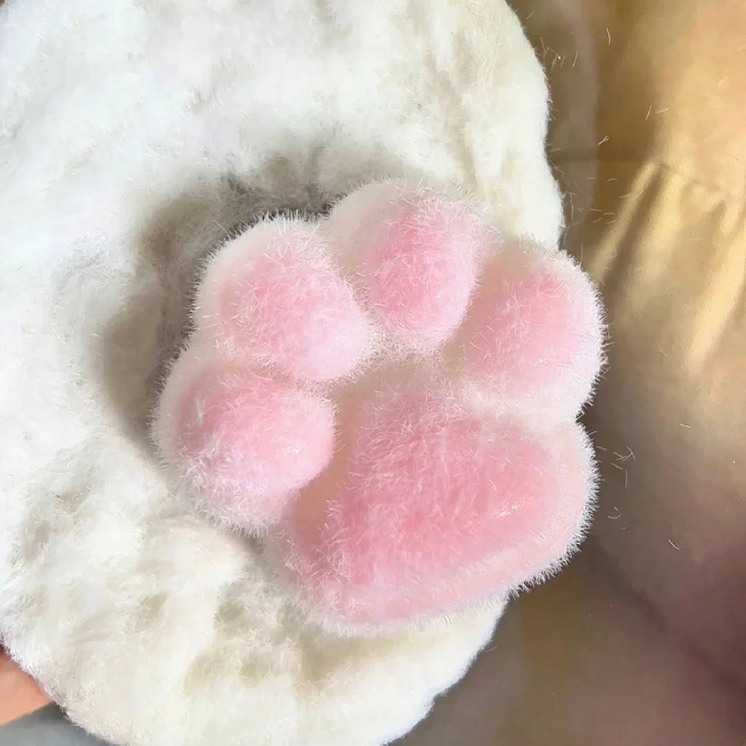 Mochi Taba Squishy ใหม่ Fidget ของเล่น Mini Kawaii Plush Cat Paw ซิลิโคนขนาดเล็ก Cat Paw น่ารักสีชมพูแมวเท้า