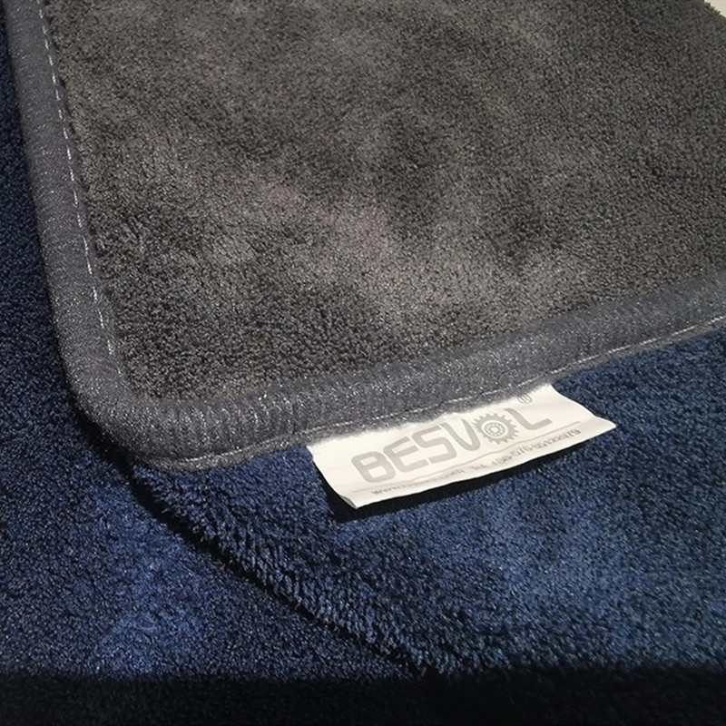 Siêu Dày 800GSM Nỉ Mặc Ô Tô Microfiber Phụ Kiện Siêu Thấm Hút Vệ Sinh Xe Chi Tiết Vải Tự Động Chăm Sóc Sấy Khăn