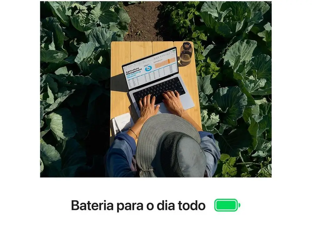 Notebook Macbook Apple Pro 14" M4 16GB RAM SSD 1TB Prateado