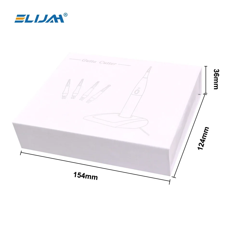 ELIJAH 1 Set Dental Gutta Percha Tip Cutter Opgeloste Breaker Gutta Percha Cutter met 4 Tips Tand Gum Cutter Tandheelkunde gereedschap