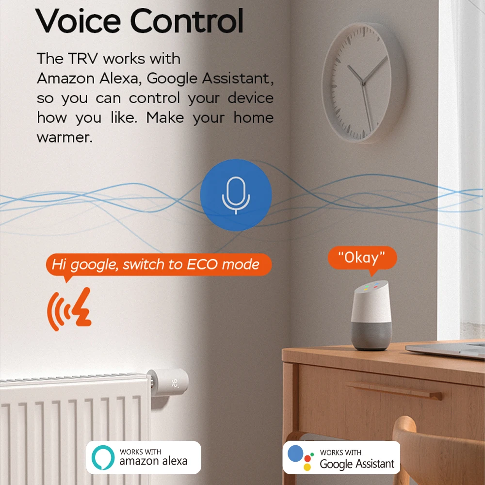 Actuador de radiador inteligente ZigBee Tuya TRV, válvula termostática programable para radiador, aplicación remota, controlador de temperatura, compatible con Alexa