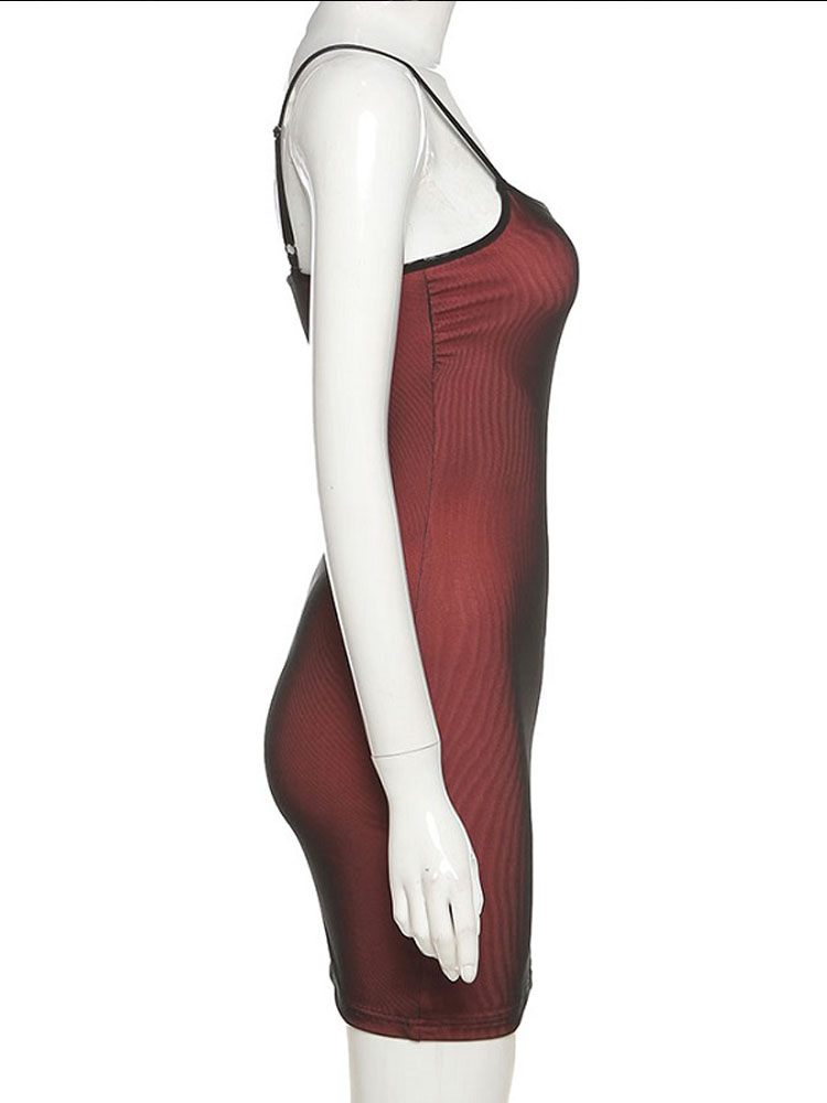 Mesh Doppel Schicht Sexy Dünne Kleid Frauen Ärmellose Party Bodycon 2023 Verband Elastische Split Trend Clubwear Schlank Outfit