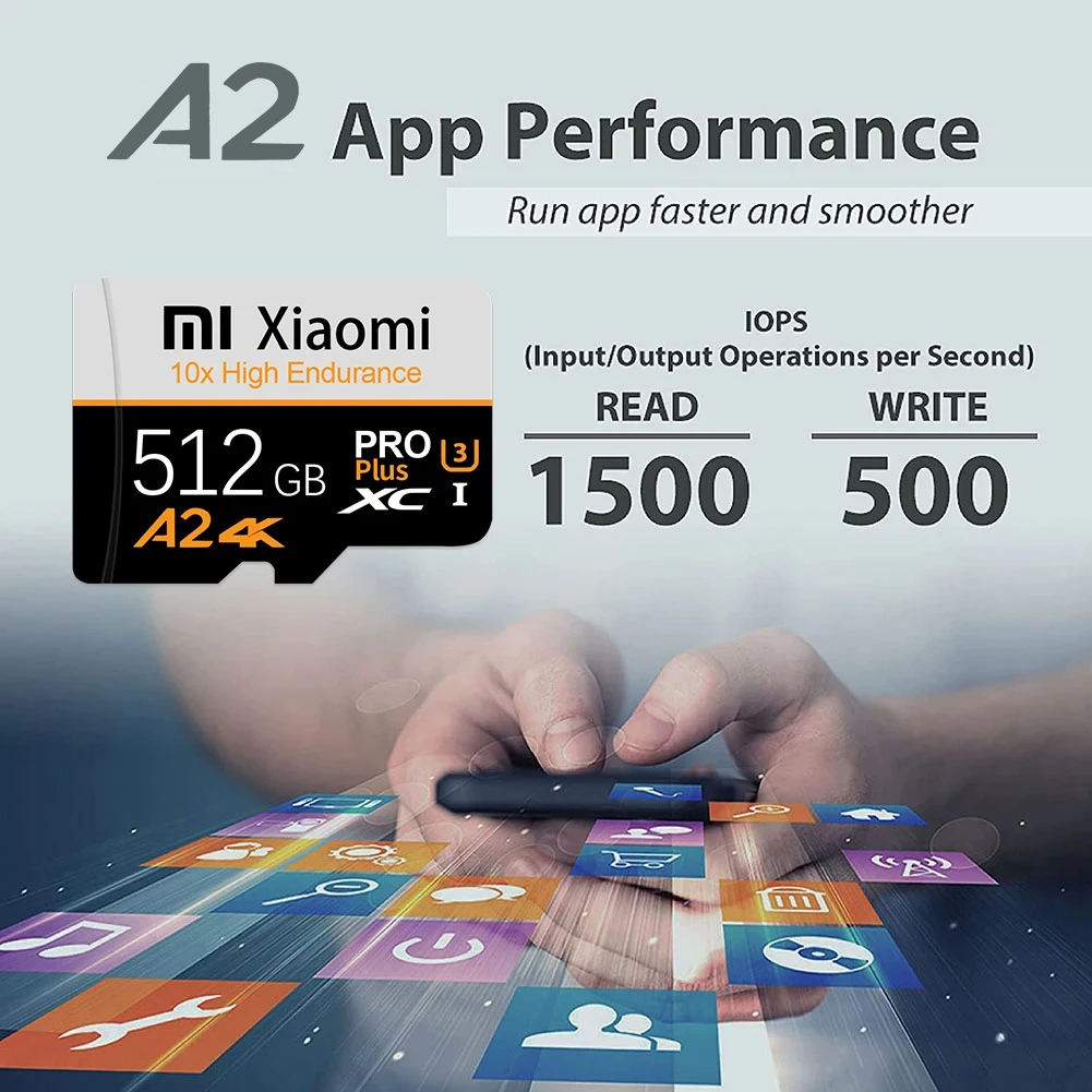 Xiaomi SD Memory Card 128GB 2TB Class10 V30 TF Card 1TB Mini SD Card 512GB High Speed Micro TF SD Card 256GB For Nintendo Switch