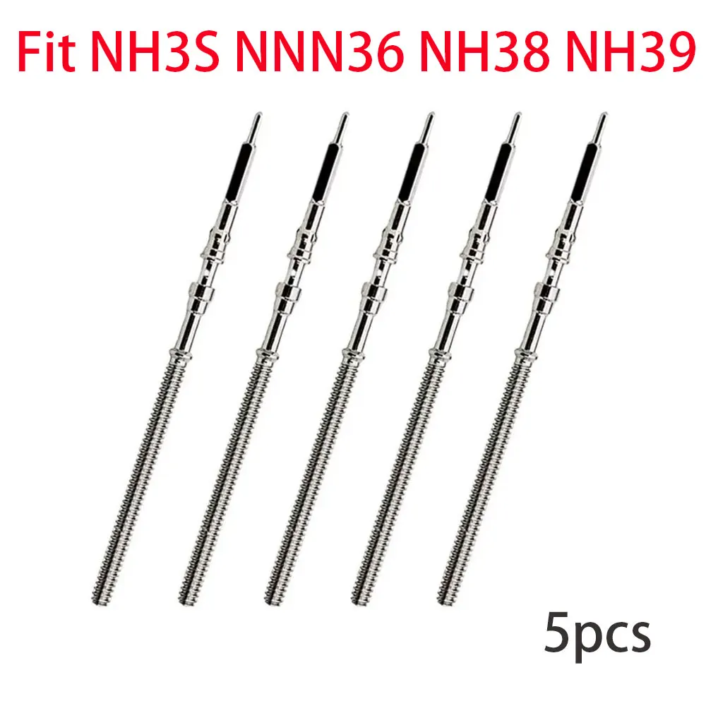 Watch Stem Stainless Steel Spare Parts fit NH35 NH36 NH38 NH39 Crown Automatic Mechanical Movement Watch Parts Crown Stem