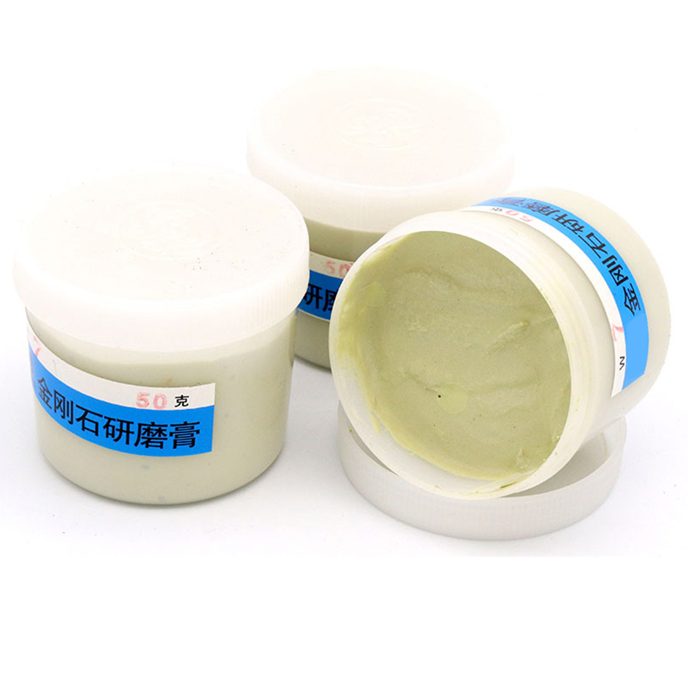 Jeringas de pulido de espejo, compuesto de pasta de diamante, vidrio de W0.25-60 micrones, Jade, joyería, herramientas abrasivas de pulido de Metal