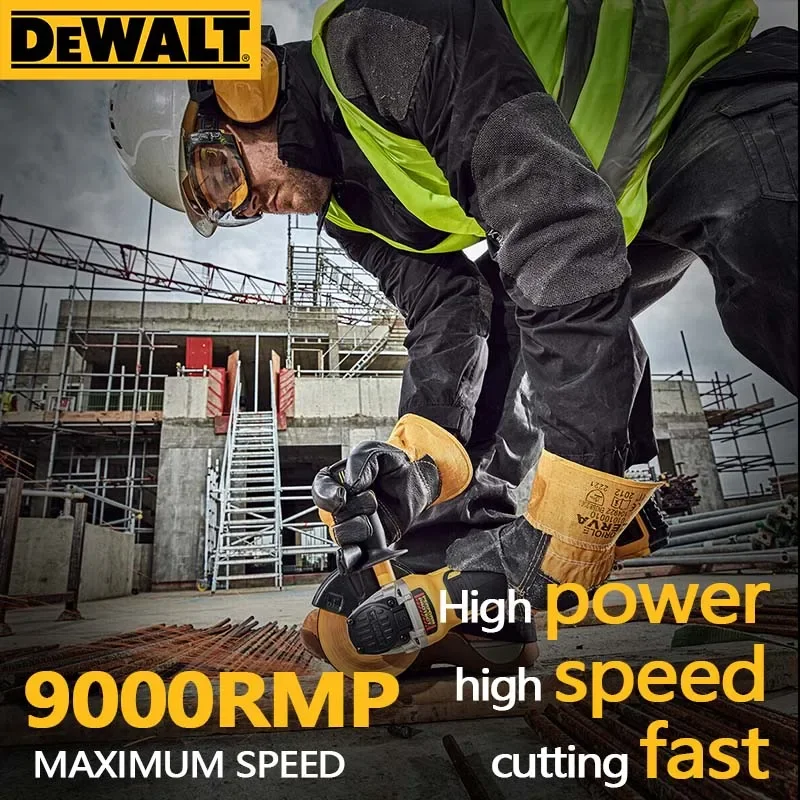 DeWalt Angle Grinder Brushless Handheld Grinding Machine Polishing Machine Wireless Lithium Battery Cutting Machine Dcg405