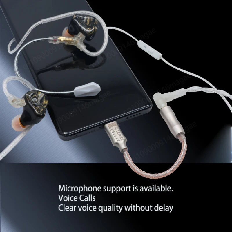 GraveAudio DA06 CX31993 HiFi USB DAC tipo C a 3.5mm amplificatore per cuffie Decoder Audio IEM AMP adattatore per cellulare