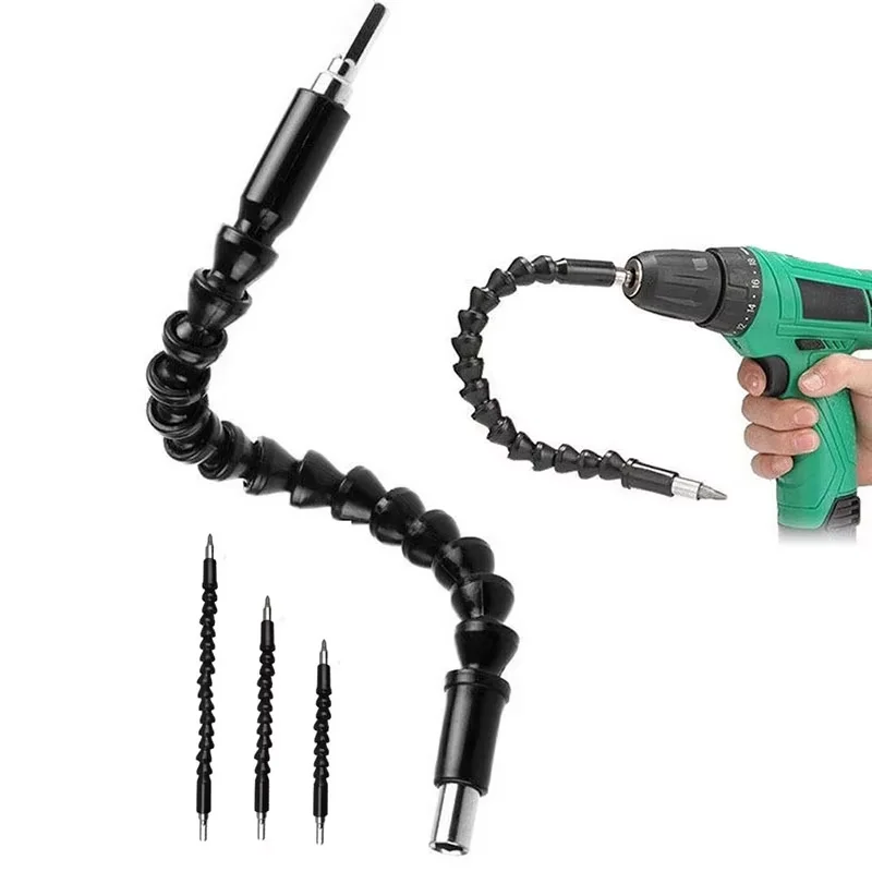 Punta per cacciavite per trapano elettrico Tubo flessibile universale multifunzionale per serpente Collegamento albero cardanico Collegamento asta di prolunga morbida