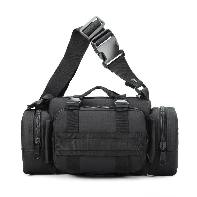 Riñonera multifunción 3P para hombre, bolsa deportiva de hombro de camuflaje de gran capacidad, Kit de bolsa de cámara 3D, bolsa de pesca