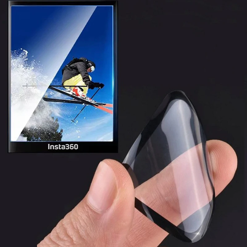 For Insta360 X5 X4 Soft Silicone Lens Protective Cover Panorama Camera Lens Cap Screen Protector For Insta 360 X4 X5 Accessories