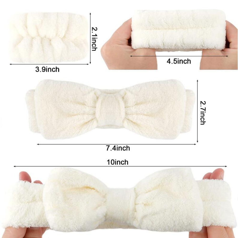 3 pezzi Spa fascia da polso per lavare il viso asciugamano da trucco in microfibra fasce per capelli Washband Scrunchies fascia da polso assorbente