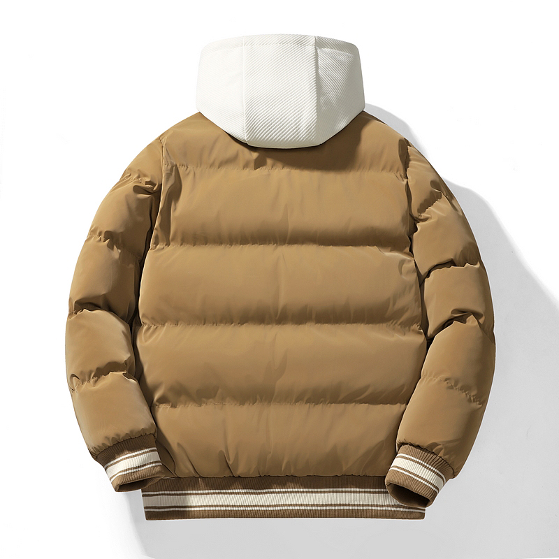 Casual Opstaande Kraag Parka Voor Heren Kleding Groot Formaat Heren Dik Warm Bomberjack Herfst Winter Fleece Slim Fit Jas