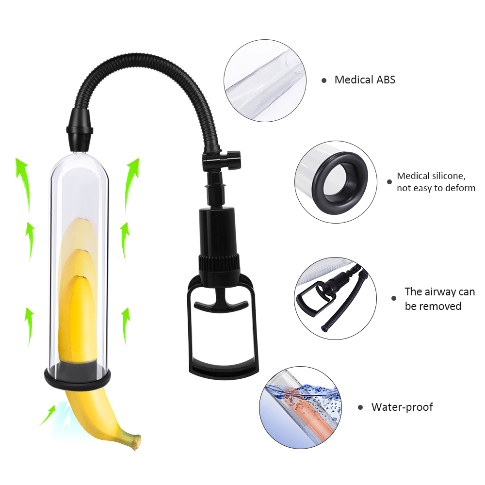 Manul ペニスポンプペニスエクステンダーペニス拡大エンハンサー大人のおもちゃ男性男性オナホール真空ポンプディックトレーナーマッサージャー