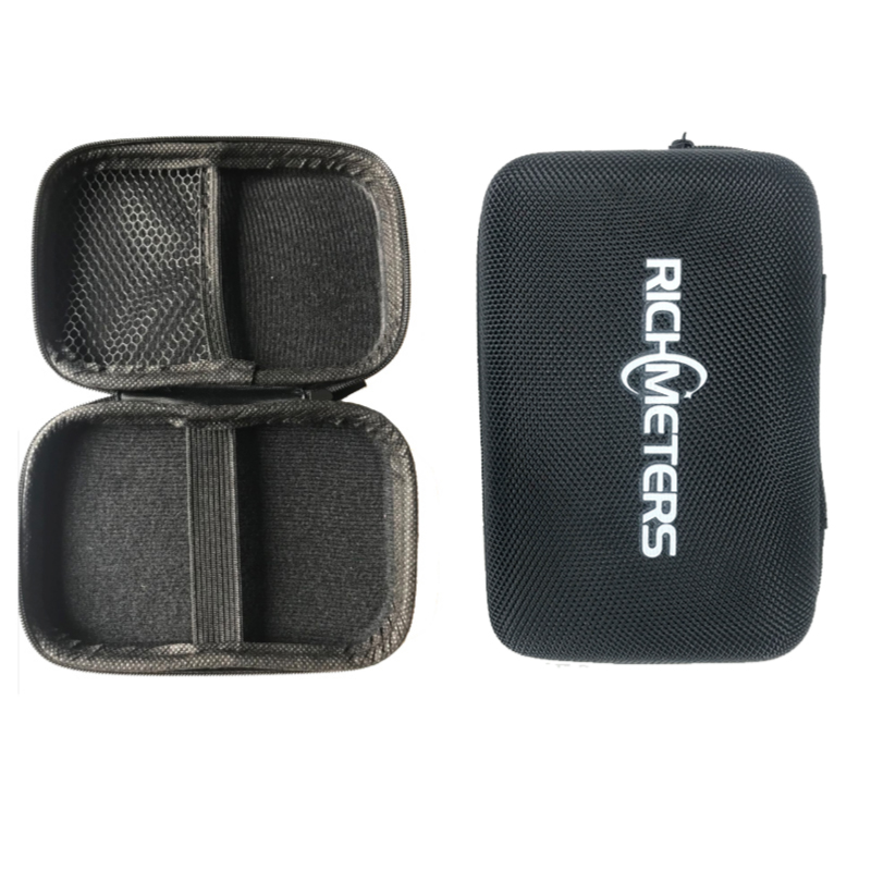 Bolsa de multímetro RICHMETERS, bolsa de herramientas de gran tamaño, caja de almacenamiento de cables de prueba