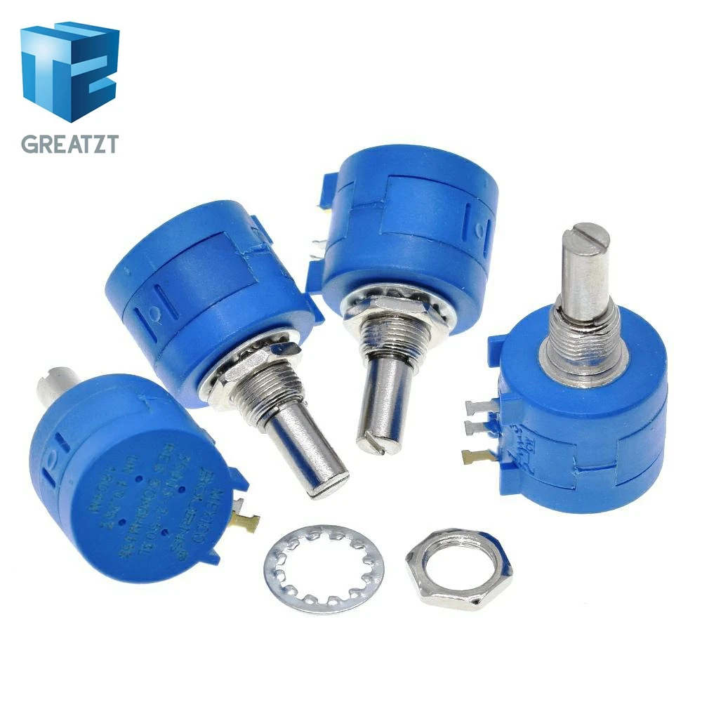 GREATZT 3590 Multiturn Chiết Áp 500 1K 2K 5K 10K 20K 50K 100K ohm Chiết Áp Có Thể Điều Chỉnh Điện Trở 3590 102 202 502 103