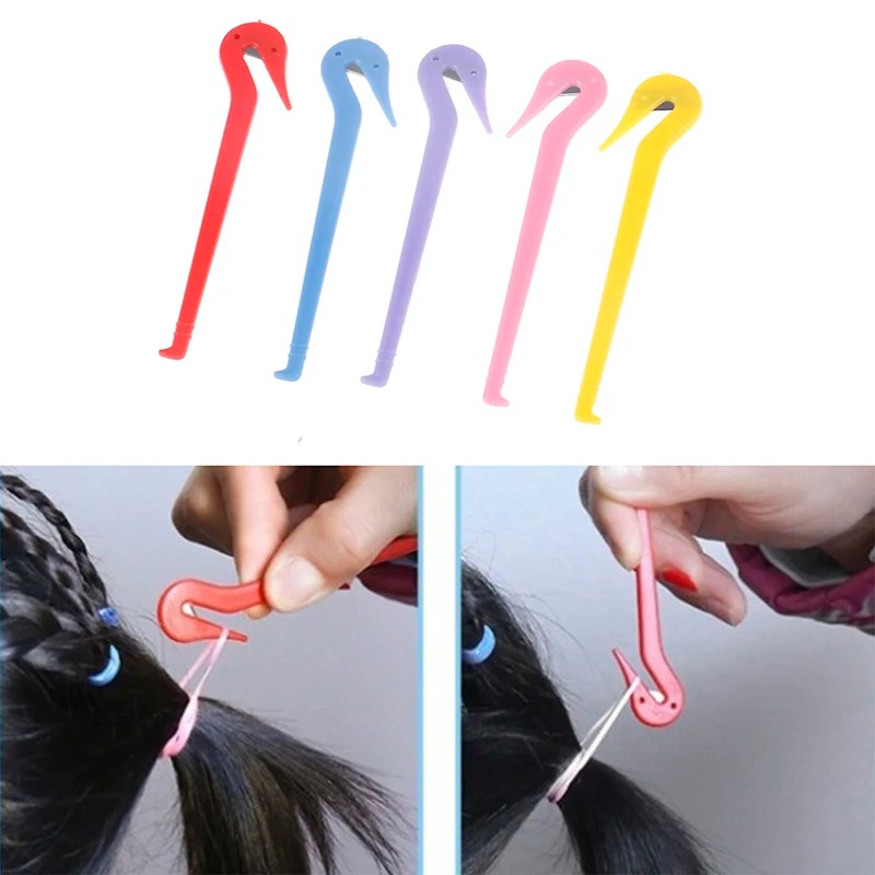 5 pçs faixas de cabelo cortador de borracha meninas diy estilo headwear ferramenta de corte