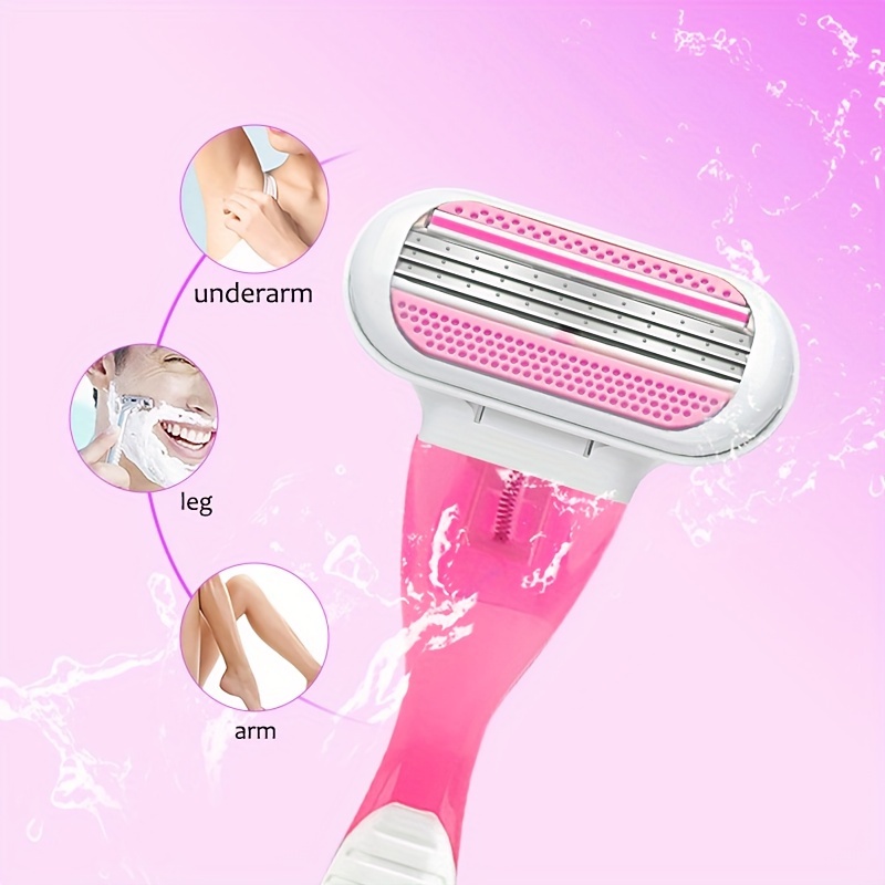 Lames de rasoir de sécurité pour femmes, ensemble de lames de rasage pour épilation du Bikini, têtes de rechange à 3 couches ﻿