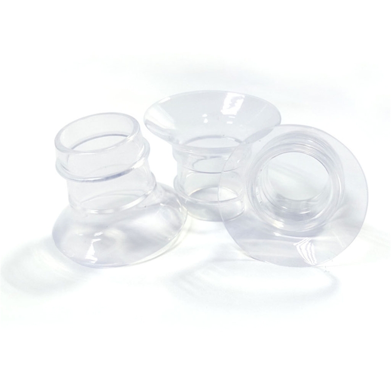 Inserts d'entonnoir de tire-lait 15/17/19/21mm, convertisseur de taille de calibre différent enfichable, adaptateur de petit klaxon de mamelon