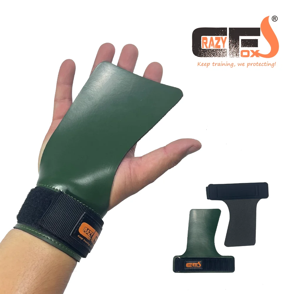Rubber chalk free weight Lifting Grips Heavy Duty Straps Alternative Power Lifting Hooks for Deadlift Wrist Support Calleras