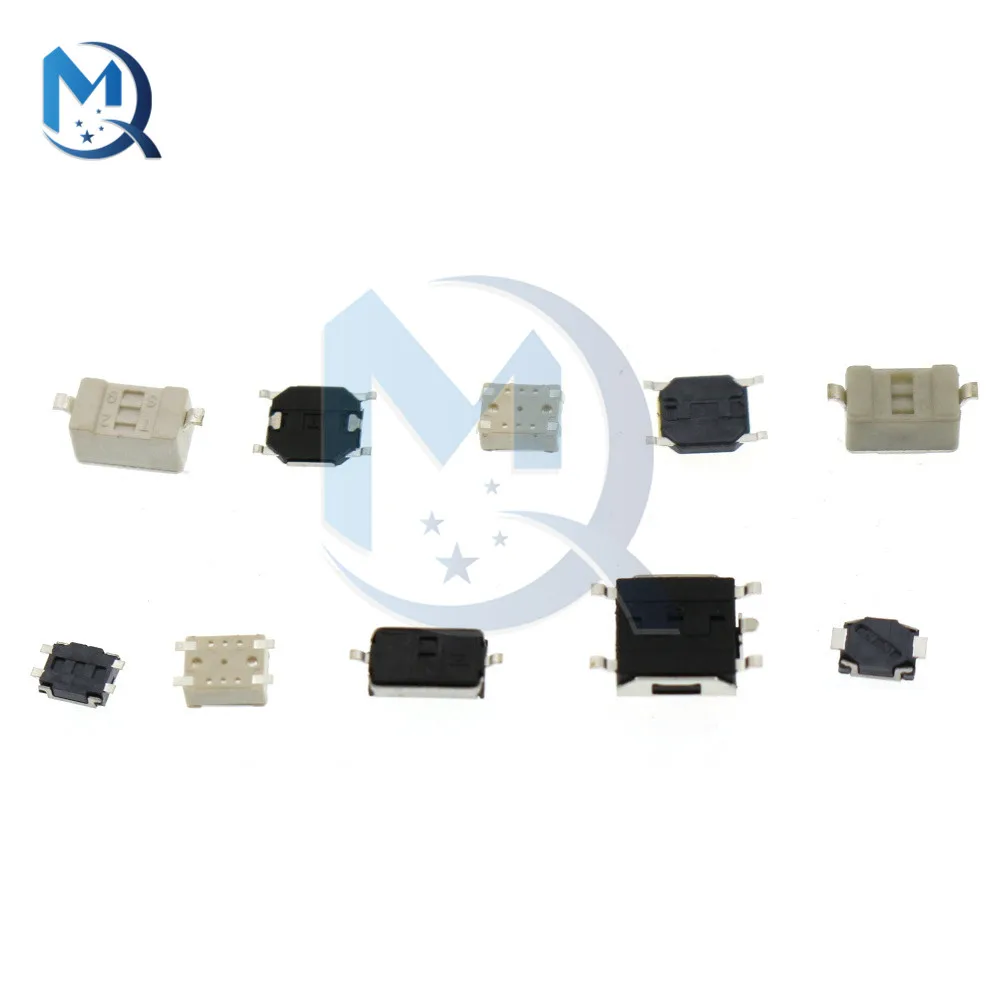 Box 10 modello SMD Kit interruttore a pulsante tattile Tablet telecomando per auto Micro chiave momentanea Touch Switch Set assortimento
