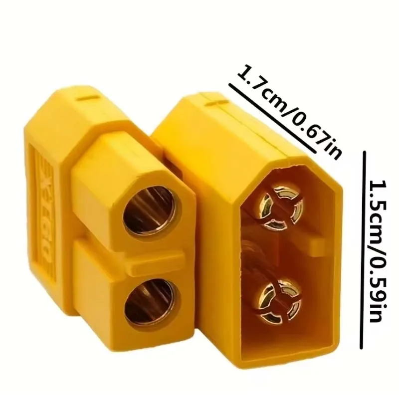 5 คู่ XT60 Connector XT60 ชายหญิง Bullet Connectors ปลั๊กไฟสําหรับ RC LiPo แบตเตอรี่มอเตอร์ XT60 Drone Connectors