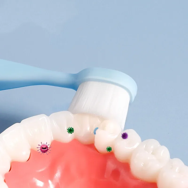 Bebê crianças escovas de dentes ultra macio escova de dentes de alta qualidade crianças escova de dentes 360 fio dental meninos gilrs cuidados com os dentes