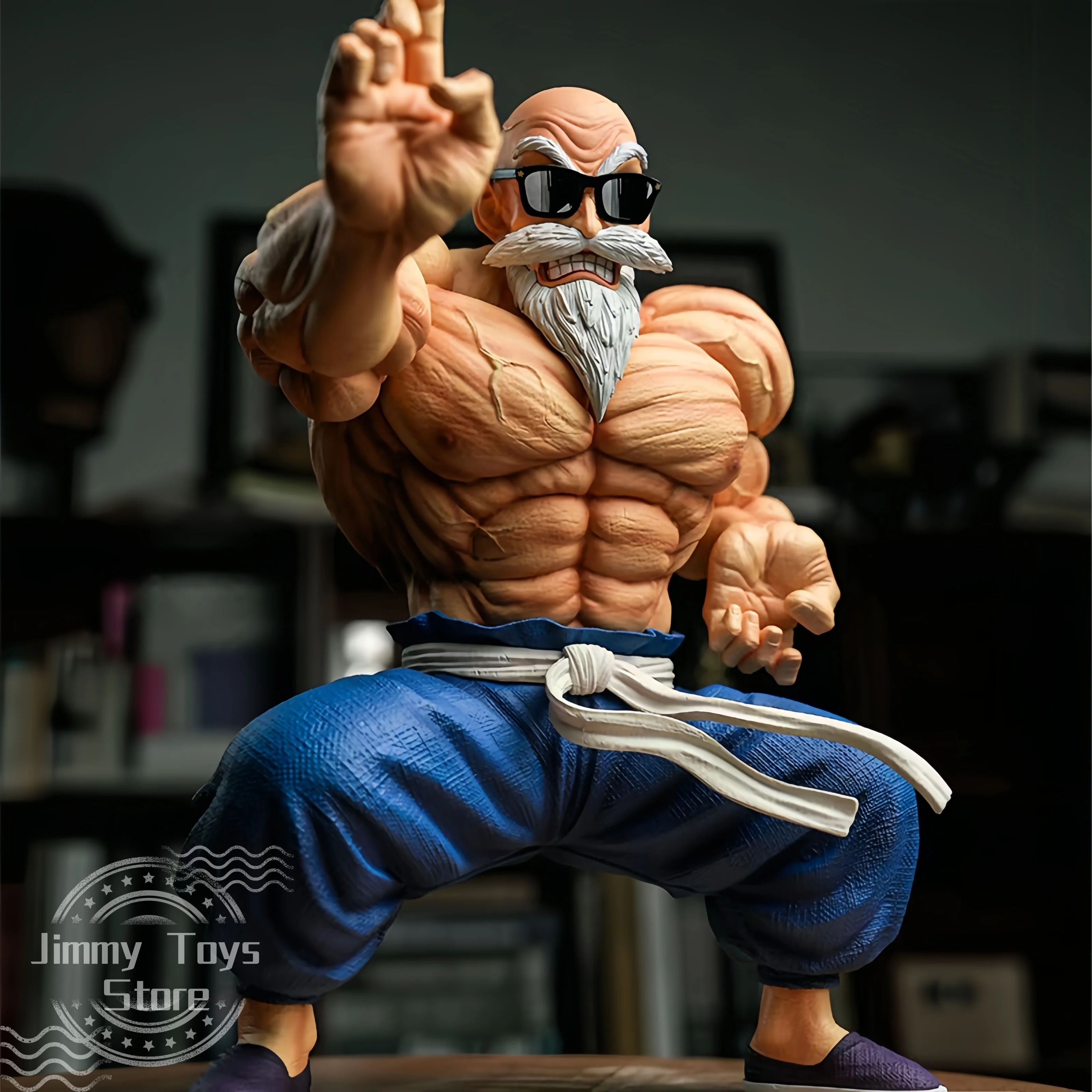 10Cm Anime Dragon Ball Figuur Gk Spier Master Roshi Goku Kame Sennin Beeldje Pvc Action Figure Model Kinderen poppen Gift Speelgoed