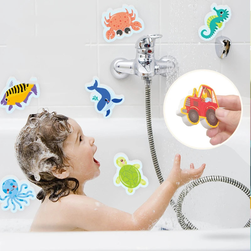 Sữa Tắm Cho Bé Ghép Hình Xốp Nổi Đồ Chơi Hình Thú Nước Chơi Đồ Chơi Đồ Chơi Giáo Dục Sớm Nhận Thức Cảnh Ghép Hình DIY Dán Đồ Chơi