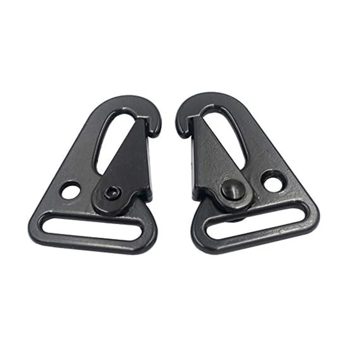 BABQ Eagle Beak Buckle กลางแจ้ง Webbing Hook Buckle กระเป๋าเดินทางอุปกรณ์ฮาร์ดแวร์สีดํา Key Chain มีดหัวเข็มขัด