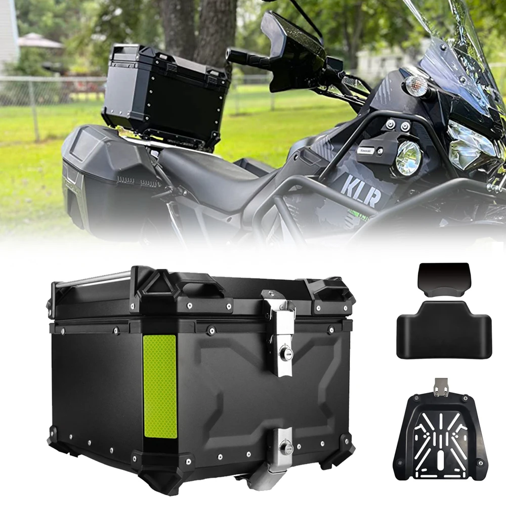 Caja para casco de motocicleta de aluminio CNC de 65L, maletero, caja de almacenamiento de equipaje de viaje para BMW r1200gs Adventure 1200 gs R1250GS ADV