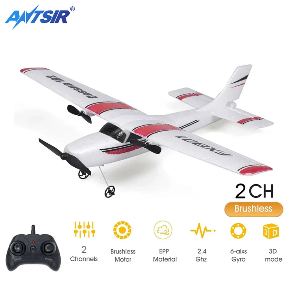 FX801 RC avion EPP mousse 2.4G 2CH RTF télécommande envergure avion fixe envergure avion jouets cadeaux pour enfants enfants