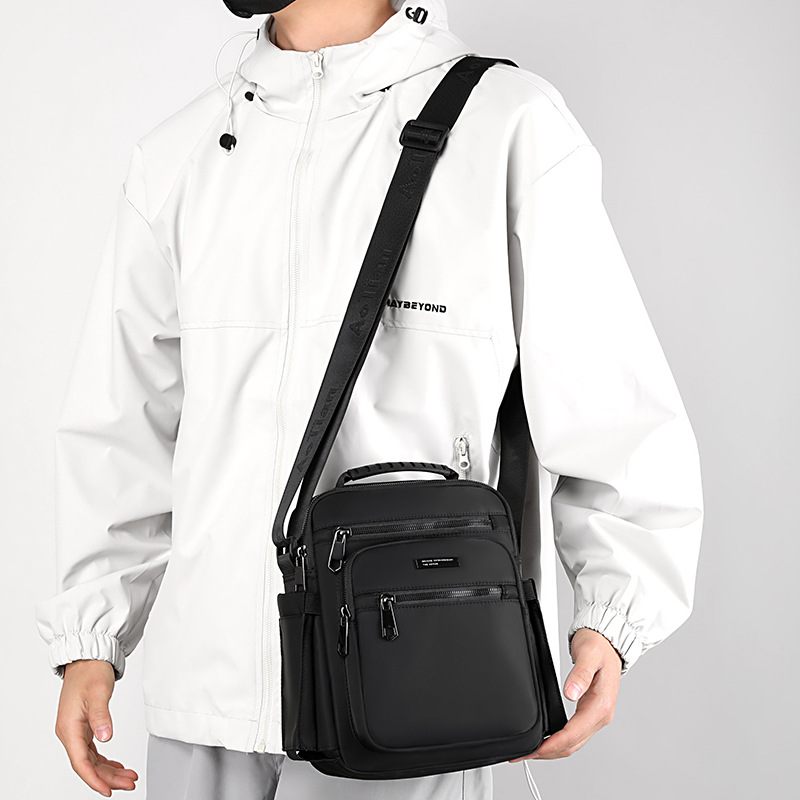 คุณภาพสูงกระเป๋าสะพายชายชายCrossbodyกระเป๋าMessengerกระเป๋าOxfordกันน้ํากระเป๋าถือชายBolsas