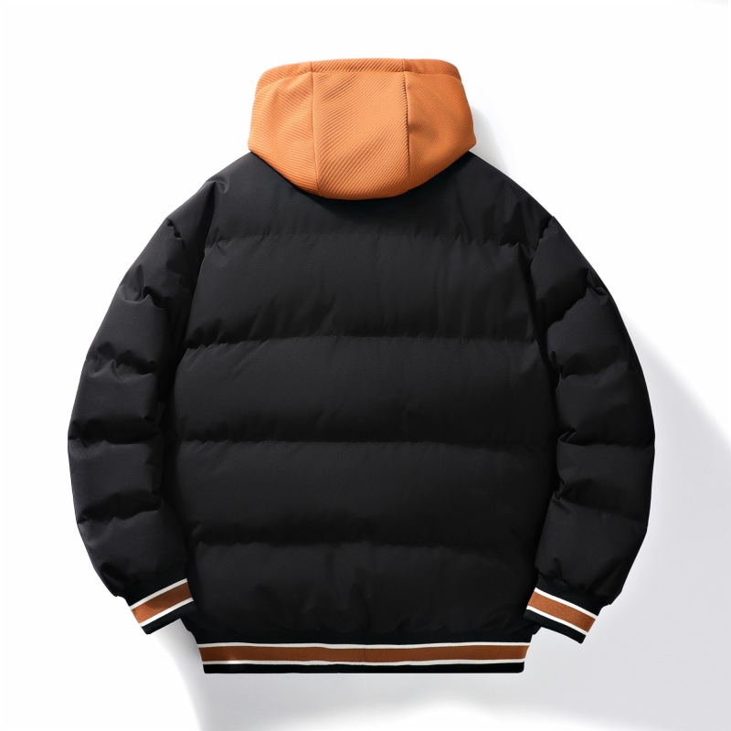Homens mulheres inverno parka colorido jaqueta de inverno casaco oversize parka coreano masculino puffer jaqueta harajuku hip hop casaco com capuz