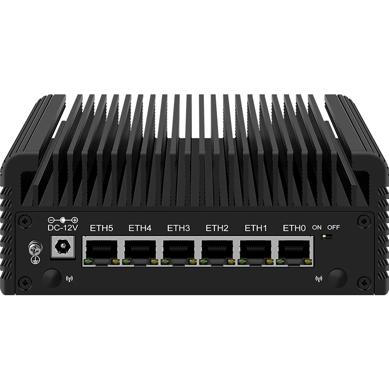 ファイアウォールアプライアンス,ファンレス,ミニPC,esxi proxmoxホスト,intel i3-N305,n100,ddr5,2 * nvme,2 * sata3.0,2.5g,12th gen,6 lan