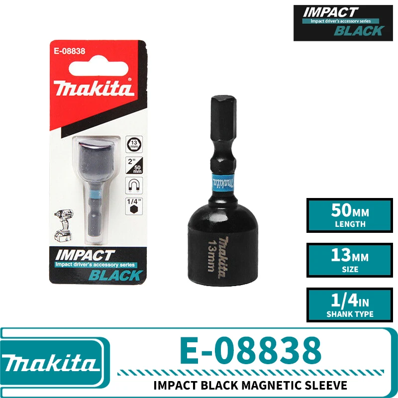 Makita impacto preto chave de fenda broca conjunto de condução ferramenta elétrica driver broca acessórios peças & acessórios da ferramenta elétrica