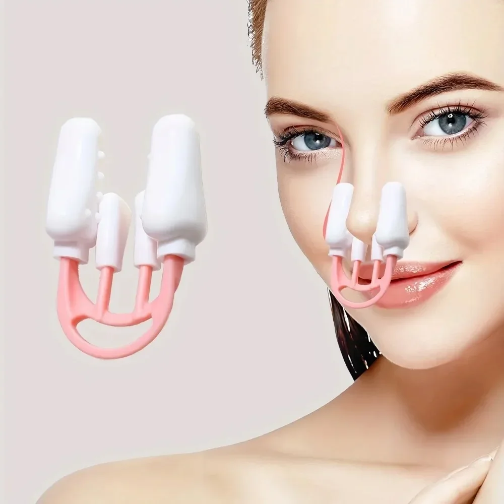 Un corrector de puente de nariz indoloro adecuado tanto para mujeres como para hombres, adecuado para levantar y tirar de los nariz anchas y curvas