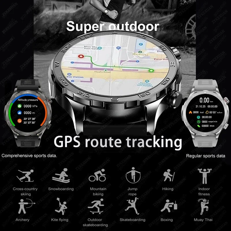 Huawei-男性用Bluetooth通話付きスマートウォッチ,Amoled HDディスプレイ付きスマートウォッチ,心拍数モニタリング付き防水デバイス,NFC, IP68,GPS,スポーツ,2022