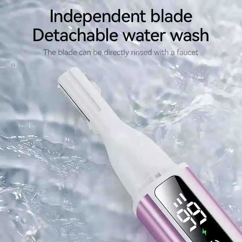 Xiaomi MIJIA Smart Electric 2 in1 Trymer do włosów w nosie i uszach Trymer do brwi Bezbolesna przenośna maszynka do strzyżenia włosów dla mężczyzn i kobiet