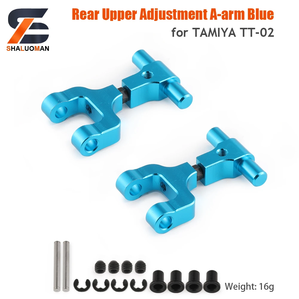 Swing Arm Shock Absorption Steering Device Bumper Sponge For 1/10 RC ToysCar Tamiya TT-02 TT02 Upgrade Parts Metal&Carbon Fibre
