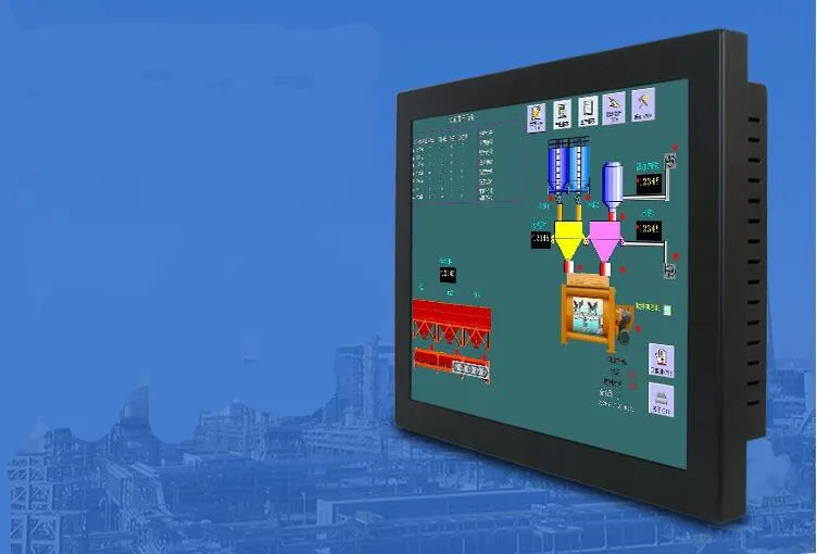 Aotesier 19 pollici core i3 i5 i7 cpu touch panel resistivo pc per visione artificiale tutto in un computer desktop pc win 10 4g ram 64g