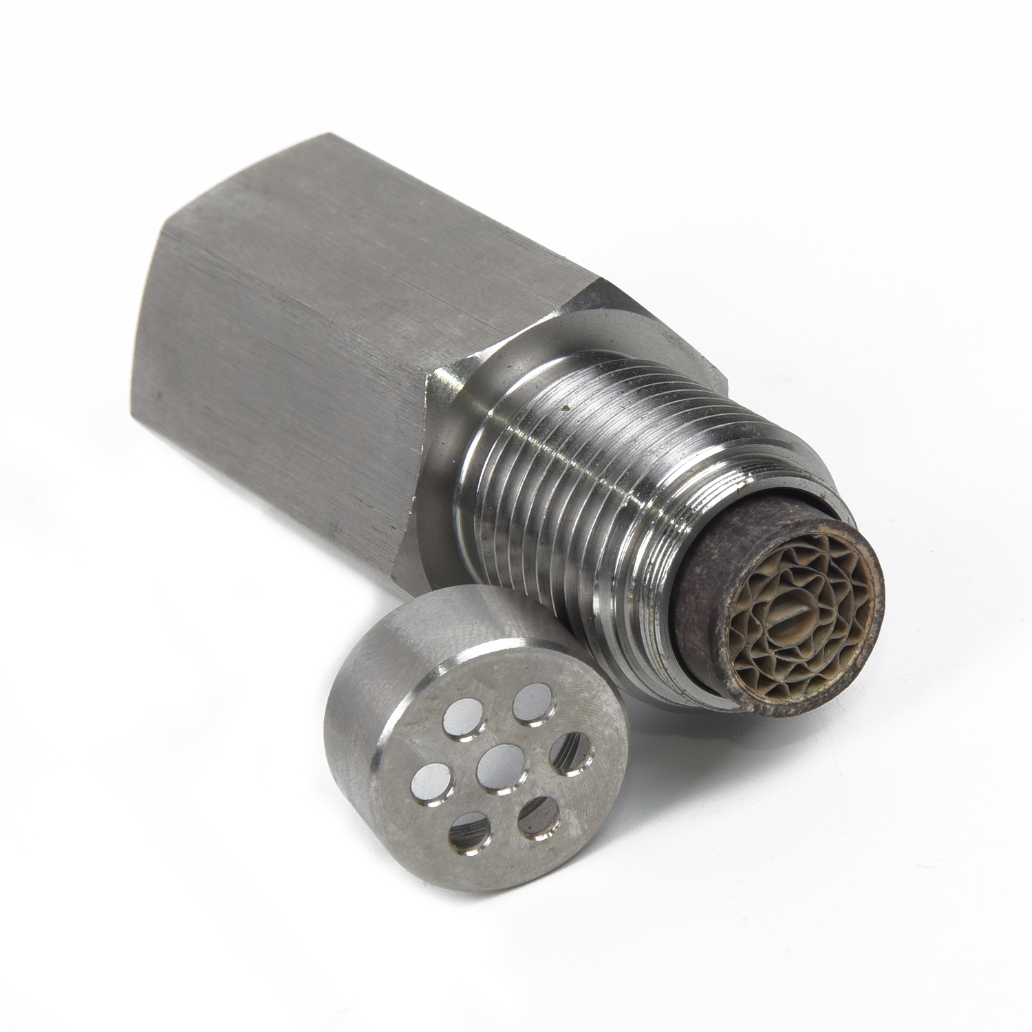 Adaptador de sensor de oxigênio para verificação de carro, luz de motor, malha catalítica, sensor de oxigênio o2, adaptador espaçador, mini conversor catalítico