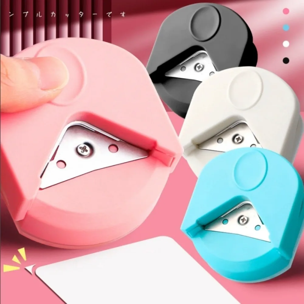 1 R4 rounded corner punch tool for laminated cards, jams, scrapbooks and DIY crafts - 4mm manual paper cutter -