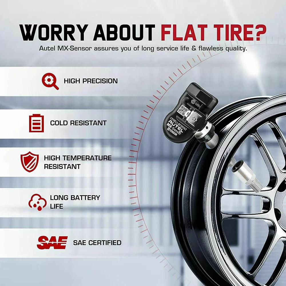 Autel MX Sensor 433 315 MHz 2in1 MX-Sensor Automotive TPMS Reifenreparaturwerkzeug für TS501 TS508WF