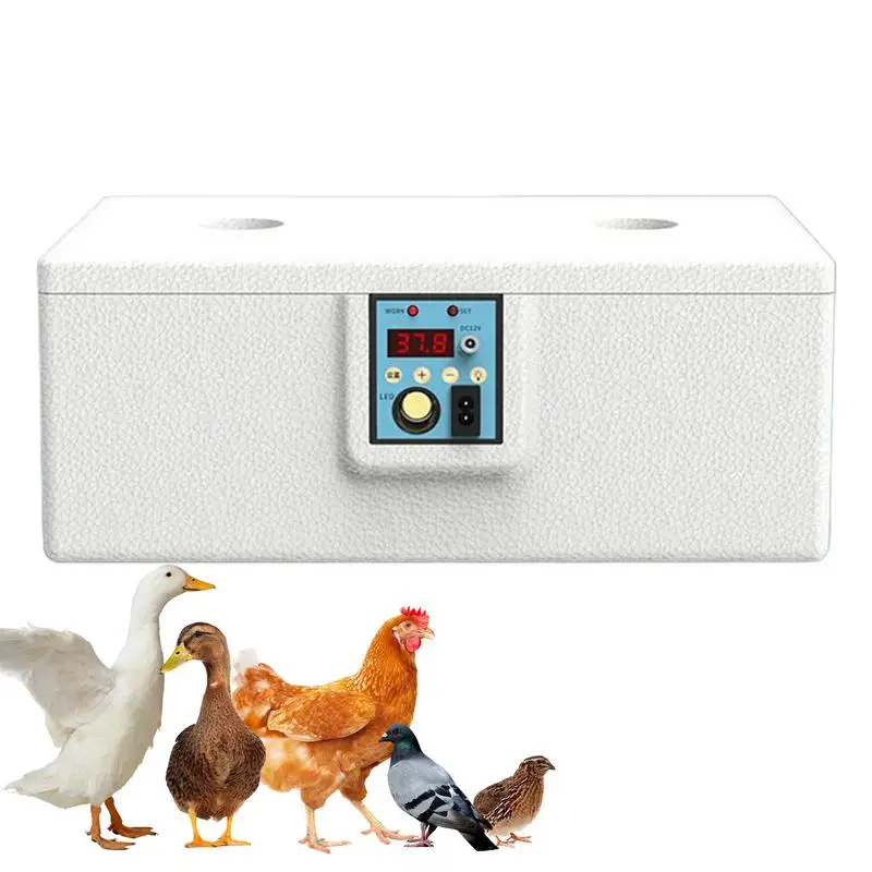 Incubadora para incubação de ovos 10-25 incubadora de ovos de pato inteligente chocadeira manual girando galinheiro incubadora para reprodução